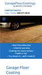 Mobile Screenshot of garagefloorz.com